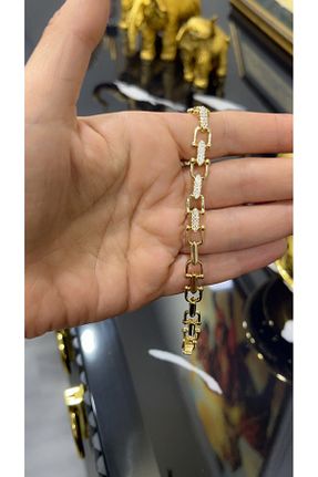 دستبند استیل (فولاد) زرد زنانه استیل ضد زنگ Store - کد 946079338