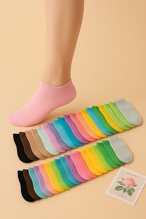 جوراب صورتی زنانه پنبه ای WORTHY SOCKS - کد 356582317