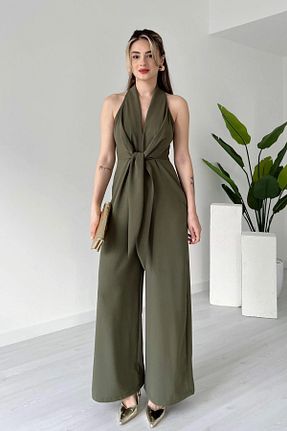 سرهمی خاکی زنانه بدون آستین Aventien - کد 945671121