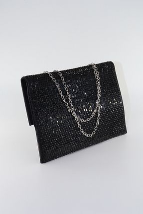کیف مجلسی مشکی زنانه پارچه ای KEEBA - کد 937722845