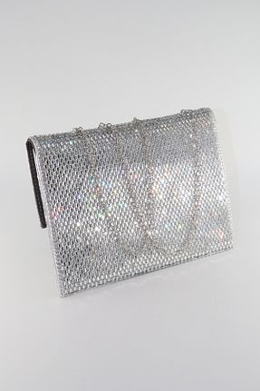 کیف مجلسی طوسی زنانه پارچه ای KEEBA - کد 937722805