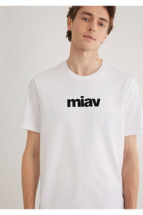 تیشرت سفید مردانه رگولار Mavi - کد 799689768