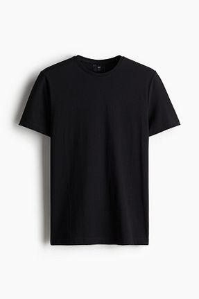 تیشرت سفید مردانه یقه دوچرخه H&M - کد 858374979