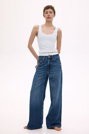 رکابی سفید زنانه بدون آستین H&M - کد 886207606