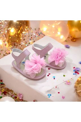 صندل صورتی بچه گانه پاشنه تخت Çago kids - کد 945584792