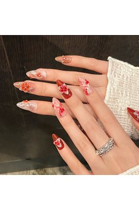ناخن مصنوعی و اکسسوری قرمز Takma Takma - کد 945601408