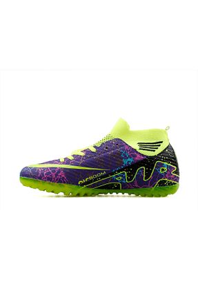 کفش فوتبال چمن مصنوعی رنگی زنانه پلاستیک Techsport - کد 945883410