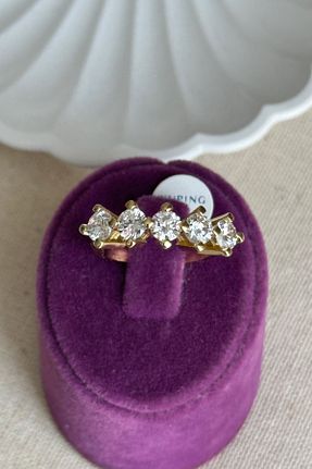 انگشتر استیل (فولاد) طلائی زنانه استیل (فولاد) Modacaprea - کد 945999403