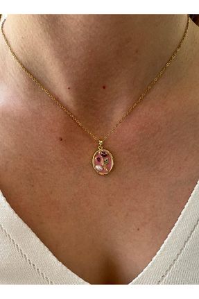 گردنبند استیل ( فولاد ) زرد زنانه استیل ضد زنگ Nilsu Jewellery Accessory - کد 946011672