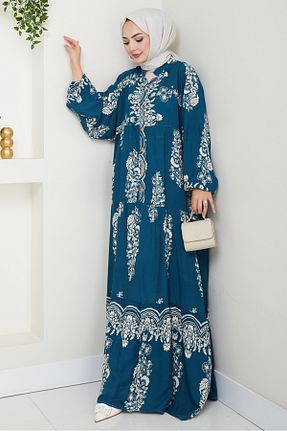 لباس حجاب آبی زنانه رگولار Bestenur - کد 946112776