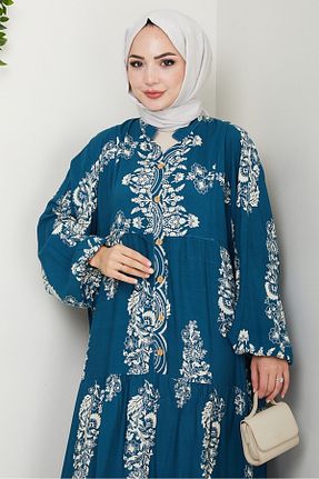 لباس حجاب آبی زنانه رگولار Bestenur - کد 946112776