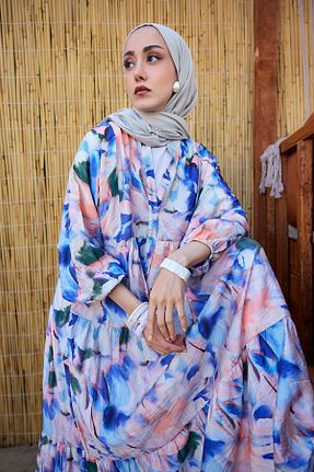 لباس آبی زنانه بافتنی LOCCO - کد 946285704