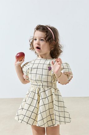 ست بالاتنه و پائین تنه نباتی بچه گانه بافتنی Tics - کد 946288090
