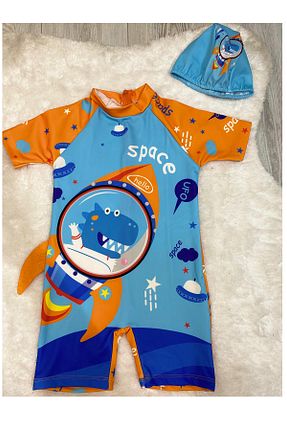 مایو نارنجی بچه گانه مخلوط پلی استر My Kids Wear - کد 946285722