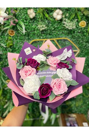 گل خشک و مصنوعی رنگی Çiçek - کد 946120241