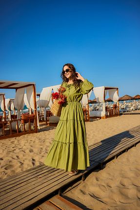لباس سبز زنانه بافتنی LOCCO - کد 946241670