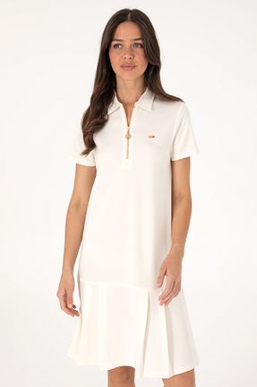 لباس سفید زنانه بافتنی U.S. Polo Assn. - کد 946268619