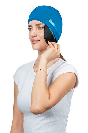 کلاه آبی زنانه پنبه ای iCool Head - کد 946336527