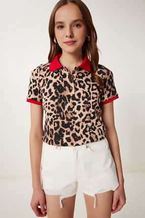 بلوز فیروزه ای زنانه Animal Lovelyİstanbul - کد 946385439
