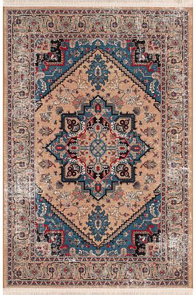 فرش بژ آنتی آلرژی Massilia Home - کد 946391816