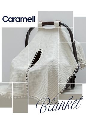 پتوی کودک و نوزاد نباتی پنبه ای Caramell - کد 946396006