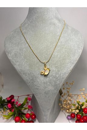 گردنبند جواهر زرد زنانه زیرکن ısıkkonya - کد 946418339