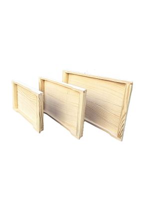 سینی رنگی چوب hanartz - کد 946436299