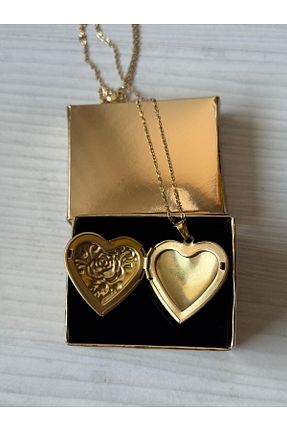 گردنبند استیل ( فولاد ) زرد زنانه استیل (فولاد) İYİ MODA - کد 946420683