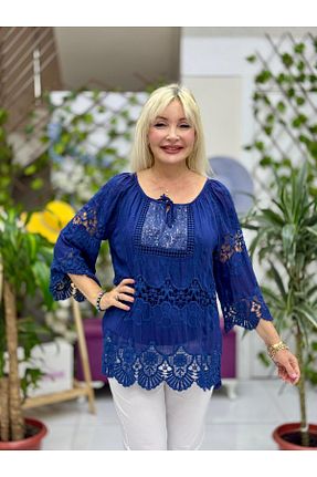بلوز سفید زنانه ساده Punta Otantik - کد 946598196