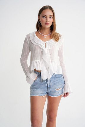 بلوز رنگی زنانه ساده Mixray - کد 946646595
