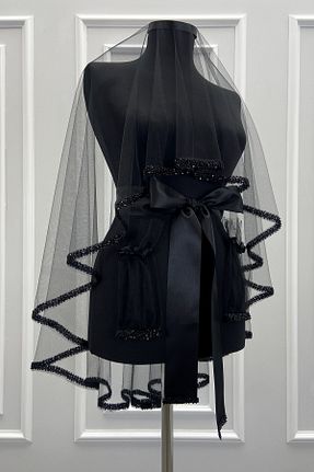 عقد و عروسی و حنابندان مشکی ZEYMERADE - کد 946684295