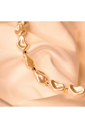 گردنبند جواهر طلائی زنانه مروارید Aqua Di Polo 1987 - کد 946682815