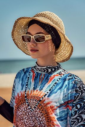کلاه بژ زنانه حصیر Remsa Mayo - کد 946709410