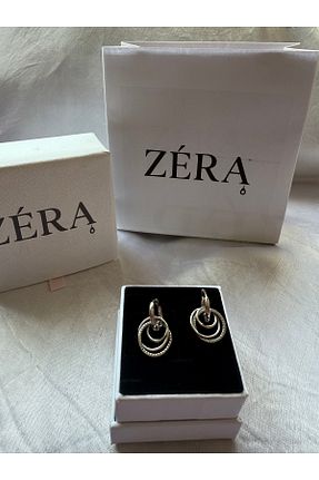 گوشواره نقره طوسی زنانه 925 عیار zera - کد 946756284