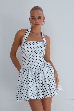 لباس سفید زنانه بافتنی TAYT VEGAS - کد 946867654