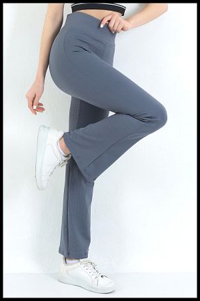 ساق شلواری اسپرت آبی زنانه بلند DIVINE - کد 947400269