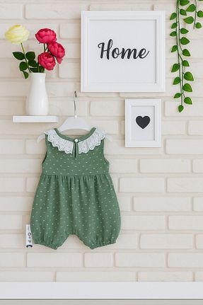 سرهمی خاکی بچه گانه بند دار Şulem Baby - کد 946915221
