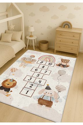 فرش بچه گانه بژ پلی استر PINKIE HOME - کد 946984280