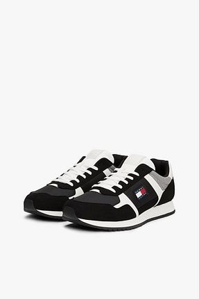 کفش اسنیکر مشکی مردانه بند دار Tommy Hilfiger - کد 943224087