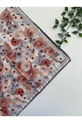 روسری طوسی پنبه ای Emproyal - کد 947068324