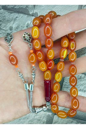 تسبیح نارنجی کهربا Tasarım - کد 947189861