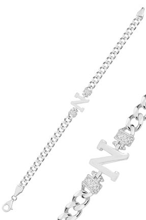 دستبند نقره زنانه 925 عیار Söğütlü Silver - کد 945589499