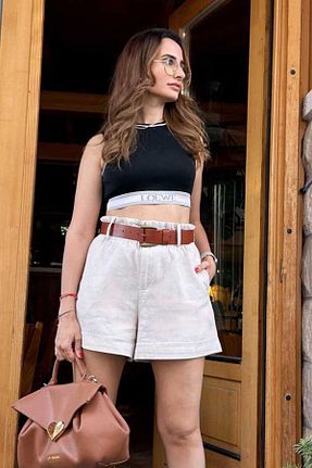 شلوارک و برمودا صورتی زنانه فاق بلند Clothing palette - کد 847000939