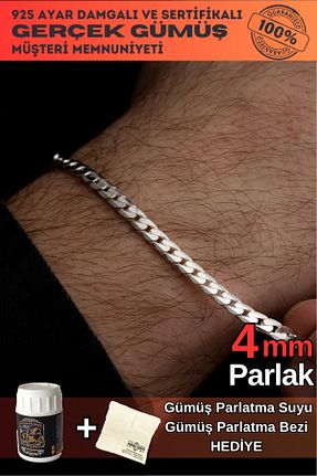 دستبند نقره مردانه 925 عیار OSMANLI GÜMÜŞ - کد 800261032