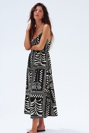 لباس مشکی زنانه رگولار H&M - کد 929498068