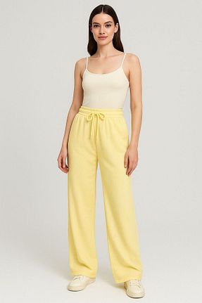 شلوار زرد زنانه پنبه ای Mogi Butik - کد 946566276