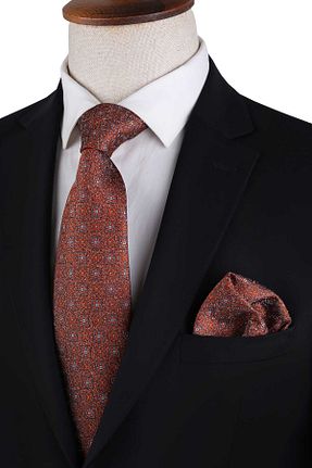 کراوات نارنجی مردانه میکروفیبر Kravatkolik - کد 880606154