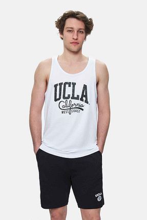 تیشرت سفید مردانه اورسایز Ucla - کد 308694156