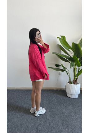 پیراهن صورتی زنانه اورسایز Shiron Sportswear&Company - کد 929992317