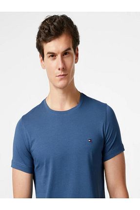 تیشرت نارنجی مردانه یقه دوچرخه Tommy Hilfiger - کد 921652563